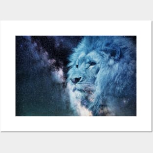 Space Lion Posters and Art